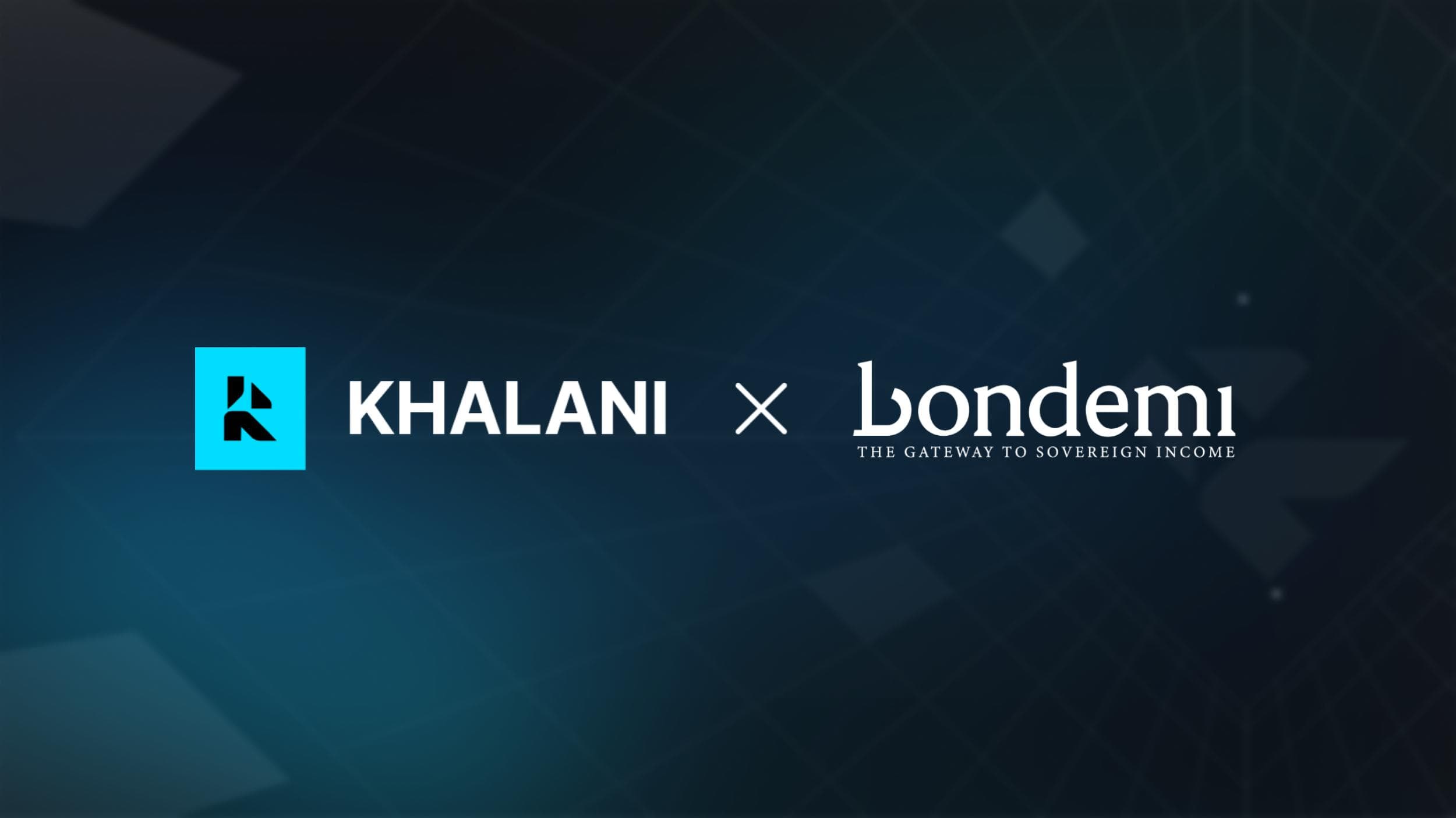 Bondemi Partners with Khalani to Power Cross-Chain Accessibility for Tokenized Assets